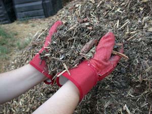 mulch garden